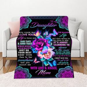Custom Printed Love Envelope Flannel Throw Blanket for <b>Sofa</b> <b>Bed</b> Soft Fleece Couch Blanket - Product Image 3