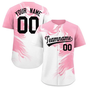 Venta al por mayor 100% poliéster secado rápido malla béisbol Softball Jersey personalizado sublimado Jerseys con material transpirable - Product Image 4