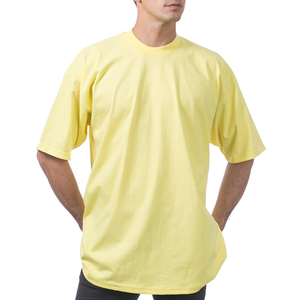 Camisetas de Hombre de Alta Calidad al por Mayor, Ligeras y de Gran Demanda, Camisetas Oversize de Cuello Redondo y Lisas para Hombre - Product Image 2