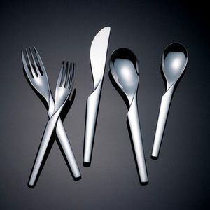 Couverts décoratifs de luxe en métal avec finition polie pour banquets, mariages, occasions spéciales - Product Image 2