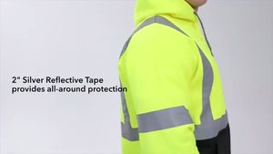 Sudaderas de Alta Visibilidad Hechas a Medida en Fábrica, Ropa de Trabajo Reflectante de Alta Visibilidad para la Construcción en Venta - Product Image 6