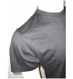 เสื้อยืดแขนสั้นสำหรับผู้ชายทรงโอเวอร์ไซส์ผ้าคอตตอนโพลีธรรมดาพิมพ์โลโก้ได้ตามต้องการ - Product Image 5