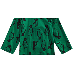 Camiseta de algodón con estampado de pingüinos First Impressions para bebés, talla 18MOS, color verde - Product Image 3