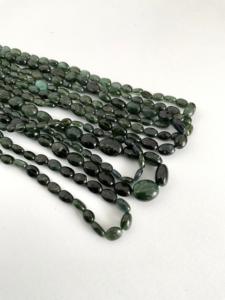 Turmalina azul indicolita natural, piedras pulidas en 6 hebras, natural, para la elaboración de joyería fina, piedra preciosa - Product Image 4