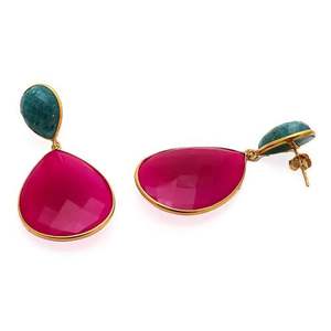 Boucles d'oreilles en forme de poire en argent Sterling 925, nouvelle collection - Product Image 2