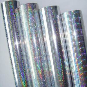 Bulk High Quality PET <b>Metallized</b> Holographic Film Roll Multi-Color Effect Wholesale Packaging Craft Industrial Decoration - Product Image 3