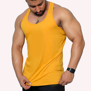 Débardeur de musculation pour homme en coton de haute qualité avec logo personnalisé, débardeur de musculation pour la salle de sport - Product Image 4