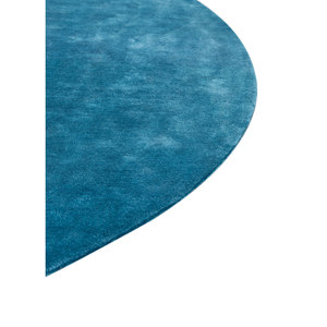 Alfombra de Viscosa Azul Cera, Tejida a Mano, Estilo Rectangular Clásico para el Hogar o el Pasillo, Color Sólido, TPV-5016 de Jaipur Rugs US, Producto Nuevo - Product Image 4