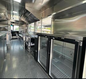 Motorable Food Truck For Sale Cheap Price Fully Equipped Mobile Kitchen For Fast Food Catering Factory Wholesale New - Product Image 5
