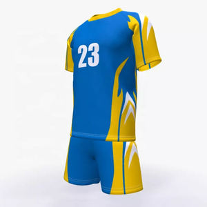 Conjunto de camiseta de fútbol personalizada uniforme de fútbol de manga corta para hombre nombre del equipo número impreso transpirable kit deportivo - Product Image 2