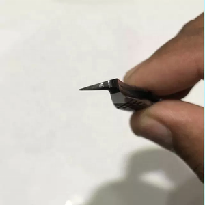 Échantillon gratuit de pince à épiler d'extension de cils de volume en acier inoxydable - Product Image 6