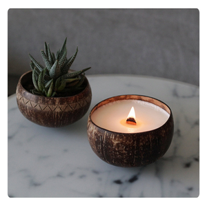 Bougie en cire de noix de coco de qualité supérieure biologique et durable pour les barres de décoration de la maison cadeaux de vacances et de noël nouveauté - Product Image 2