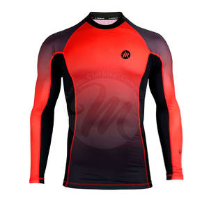 Top Qualité MMA Rash Guard Spandex Polyester MMA Rash Guard Nouvelle Arrivée MMA Rash Guard - Product Image 1