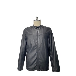 Classic Men's Bomber <b>Jacket</b> Genuine Cowhide Vintage Style Embroidered Canvas Stand Collar Casual Outerwear <b>Waterproof</b> Letter - Product Image 1