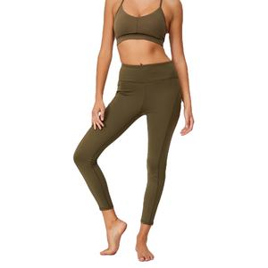 Nuevo conjunto de Yoga para mujer, dos piezas, ropa de Yoga de gimnasio de alta elasticidad, ropa deportiva de colores personalizable y conjunto de traje de Yoga alto - Product Image 5