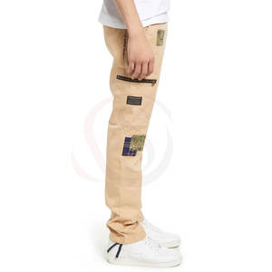 Pantalon cargo décontracté pour homme, coupe ample, léger et respirant, en toile 100% coton, délavage foncé, six poches, qualité supérieure, idéal pour l'hiver - Product Image 4