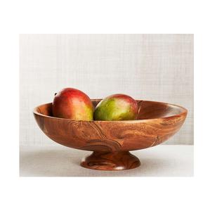 Tazón de servicio ecológico de madera de bambú tallado grande para frutas, ensalada, aperitivos, cocina, mesa de comedor, apto para lavavajillas - Product Image 3