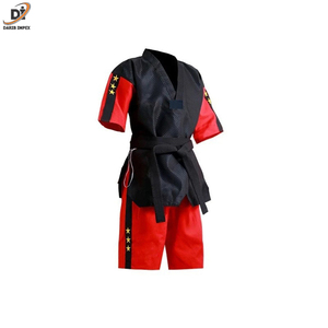 Cómodo uniforme de artes marciales de Taekwondo de material de poliéster y algodón/mejor fabricante de uniformes de Taekwondo de artes marciales - Product Image 6
