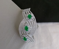 Bracelet Chic Gothique Panthère Minuit avec Zircon pour Femmes et Filles pour Fête de Mariage et Fiançailles