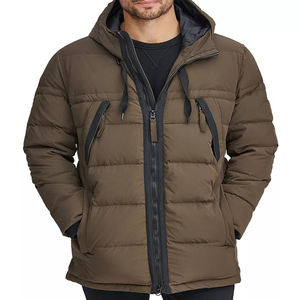 OEM de alta calidad de los hombres de la ropa de calle informal gruesa burbuja Puffer chaqueta de Pakistán Stand Collar cierre de cremallera para el invierno otoño - Product Image 5