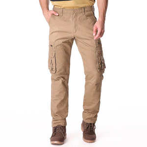 Pantalons cargo pour homme sur mesure, taille haute, 100% coton, légers, pour l'hiver, en plein air, coupe droite, décontractés, vêtements de travail, fournisseur en gros - Product Image 3