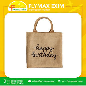 2023 nouvelle conception sacs de jute d'exportation personnalisés sacs de jute de qualité supérieure inde sacs fourre-tout en jute en gros avec impression personnalisée - Product Image 6