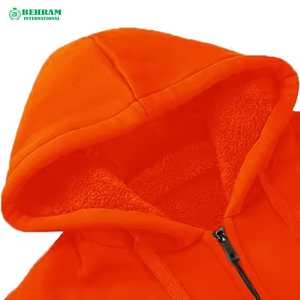 Sweat-shirts à fermeture éclair unisexes de marque, 100% coton molletonné/éponge française, vêtements décontractés d'hiver, respirants et à séchage rapide - Product Image 4