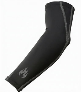 Manguito deportivo personalizado con diseño propio, compresión sin costuras, para baloncesto, protección solar, fabricante al por mayor - Product Image 3