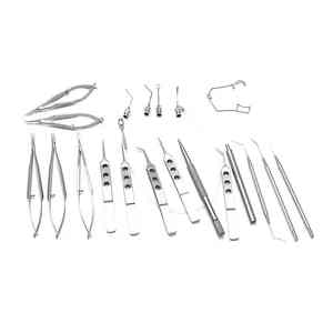Juego de cirugía ocular microreconstructiva de la mejor calidad, fuente de alimentación Manual de acero inoxidable de alta calidad, instrumentos quirúrgicos Caronia - Product Image 2