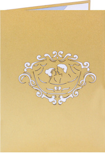 Carte pop-up 3D de mariage, cartes pop-up personnalisées pour la Saint-Valentin, artisanat en papier 3D, cartes de vœux faites à la main pour couple, carte de vœux 3D - Product Image 4