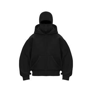 Custom Logo <b>Men's</b> Heavyweight 500 GSM Cotton Boxy Oversized Winter Hoodie - Product Image 1
