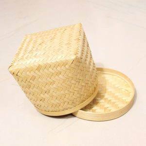 กล่องไม้ไผ่ทอมือสำหรับใส่ของขวัญกล่องเก็บของธรรมชาติดีไซน์ใหม่จากโรงงานเวียดนาม - Product Image 4