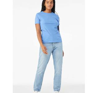 Camiseta de Cuello Redondo para Mujer |   Tops de Manga Corta para Mujer |   Camiseta 100% Algodón para Mujer - Product Image 1