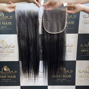 Vierge HD fermeture frontale en dentelle transparente, vendeur de frontale en dentelle HD super mince numérique haute qualité, 100% cheveux humains - Product Image 4