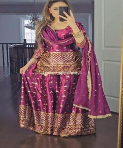 Traje de algodón para mujer de estilo indio pakistaní Salwar kameez listo cosido vestidos de mujer elegantes. - Product Image 1