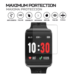 ANTISHOCK Smart Watch Screen <b>Protector</b> for Lemfo GT98 Premium Case with Antishock Technology - Product Image 1