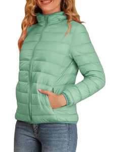 Haute qualité femmes hiver mode chaud à capuche léger à manches longues vers le bas compressible doudoune - Product Image 3