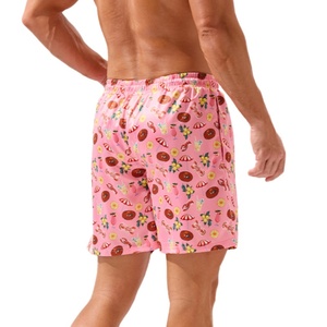 Nuevo diseño de pantalones cortos con estampado floral Slim Fit de secado rápido con cordón en la cintura ropa de playa para Hombre Bañadores personalizados DDP envío - Product Image 2