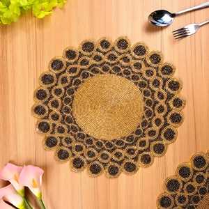 Mantel de Mesa de Satén con Cuentas Hecho a Mano Estilo Bohemio, Ecológico, Fácil de Mantener, para Hogar, Cocina, Restaurante, Precio Económico - Product Image 2