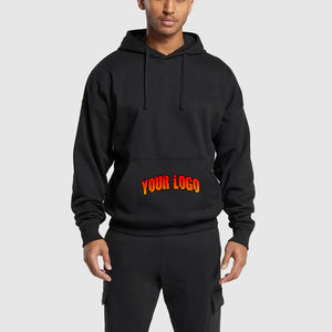 OEM/ODM Heavyweight 100% Cotton Fleece Blank Boxy Fit <b>Hoody</b> & Sweatshirt Casual Wear Breathable Warm Winter Wear <b>Hoodie</b> - Product Image 1