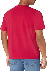 Camiseta de Moda de Manga Corta para Hombre, Jersey de Poliéster/Algodón, Diseño Elástico de Alta Comodidad, Logotipo Personalizado en Color, Transpirable, Talla Grande - Product Image 4
