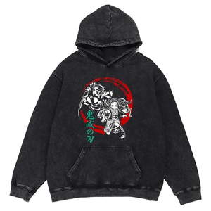 Hot Sale New Design Acid <b>Wash</b> Hoodie Men's 100% Cotton Heavyweight Streetwear Oversized Hoodie Acid Washed Blank Hoodie - Product Image 1