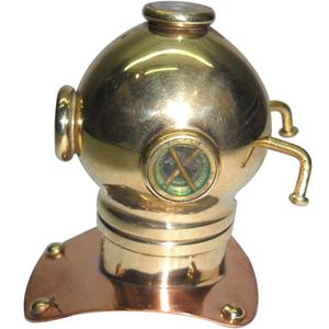 Casque de plongée nautique et marin Vintage décoratif en laiton antique Design Premium qualité collection décor artisanat indien - Product Image 3