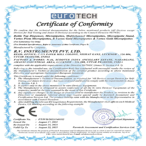 Pipeta Vertex Gold de 12 Canales Totalmente Autoclavable con Pantalla de 4 Dígitos y Resistencia a los Rayos UV, Certificación ISO9001, Garantía de 2 Años - Product Image 5