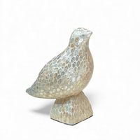 Décoration Art Déco Faite à la Main en Nacre Incrustée de Coquillages d'Oiseaux pour Intérieur Moderne, Cadeaux de Pendaison de Crémaillère du Vietnam