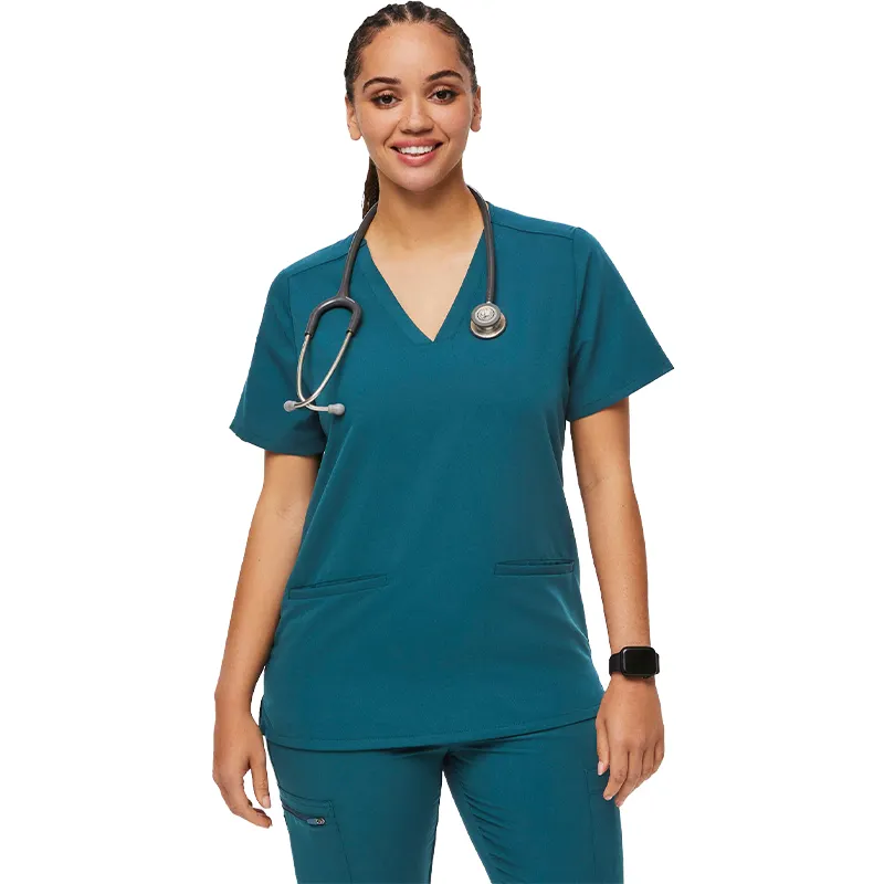 Yuhong衣服conjuntos de uniformes de dagacci scrubs de moda病院の医療ユニフォームセットポケット付き女性と男性