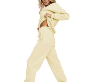 Conjunto Deportivo Informal de Invierno para Mujer, con Capucha, de Poliéster Grueso, con Colores y Logotipos Personalizados, Diseño Reversible, Todas las Tallas Disponibles - Product Image 6