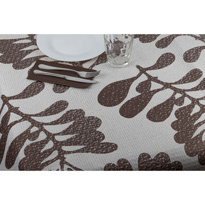 Mantel Blanco de 100x100cm con Estampado Carrasca Chocolate, Papel Profesional, Envuelto en Plástico Retráctil y Codificado, B2B - Product Image 1