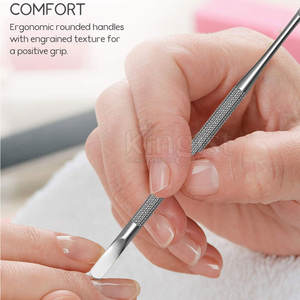 Pousse-cuticules facile à nettoyer, fin, précis, style classique, avec finition lisse - Product Image 3