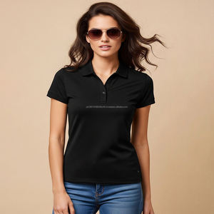 Camiseta Polo de Manga Larga Personalizada Fit2Fight para Mujer, Camiseta Deportiva Elástica para Golf, Ropa Premium - Product Image 1
